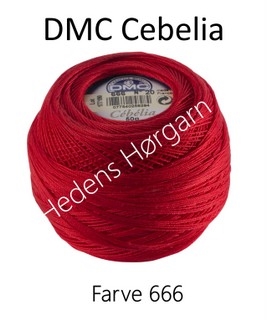 DMC Cébélia nr. 40 farve 666